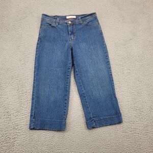 Levis‎ Jeans Womens 10 Blue Denim 548 Perfectly Slimming Cropped Stretch Casual